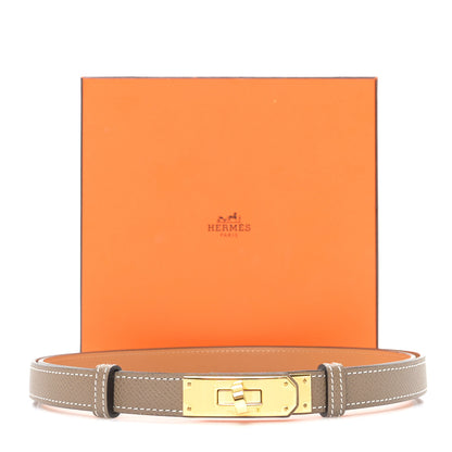 Hermes Epsom Kelly Belt Etoupe 4 of 4