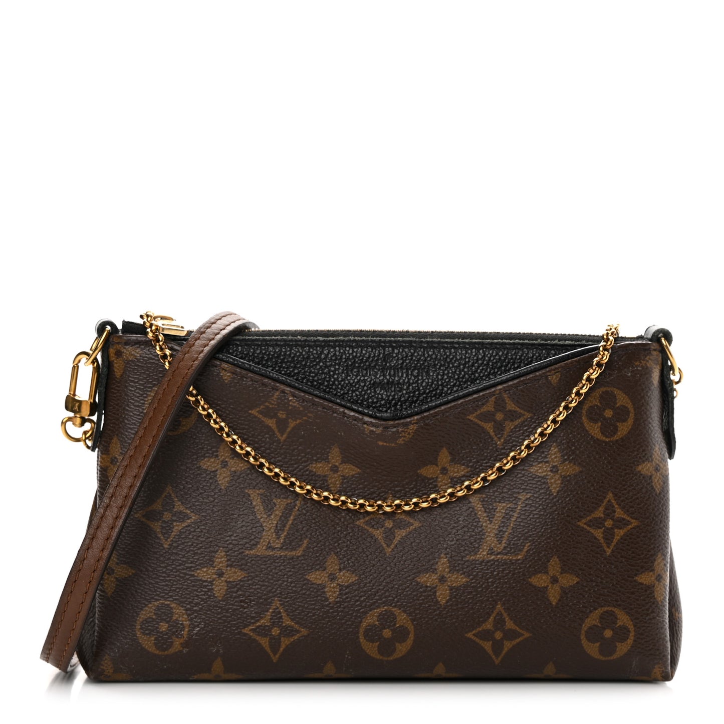 Monogram Pallas Clutch Black