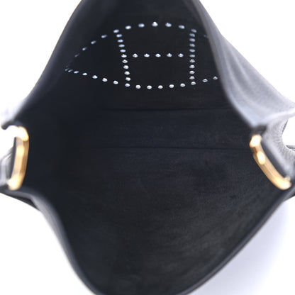 Hermes Taurillon Clemence Evelyne III PM Black 5 of 9