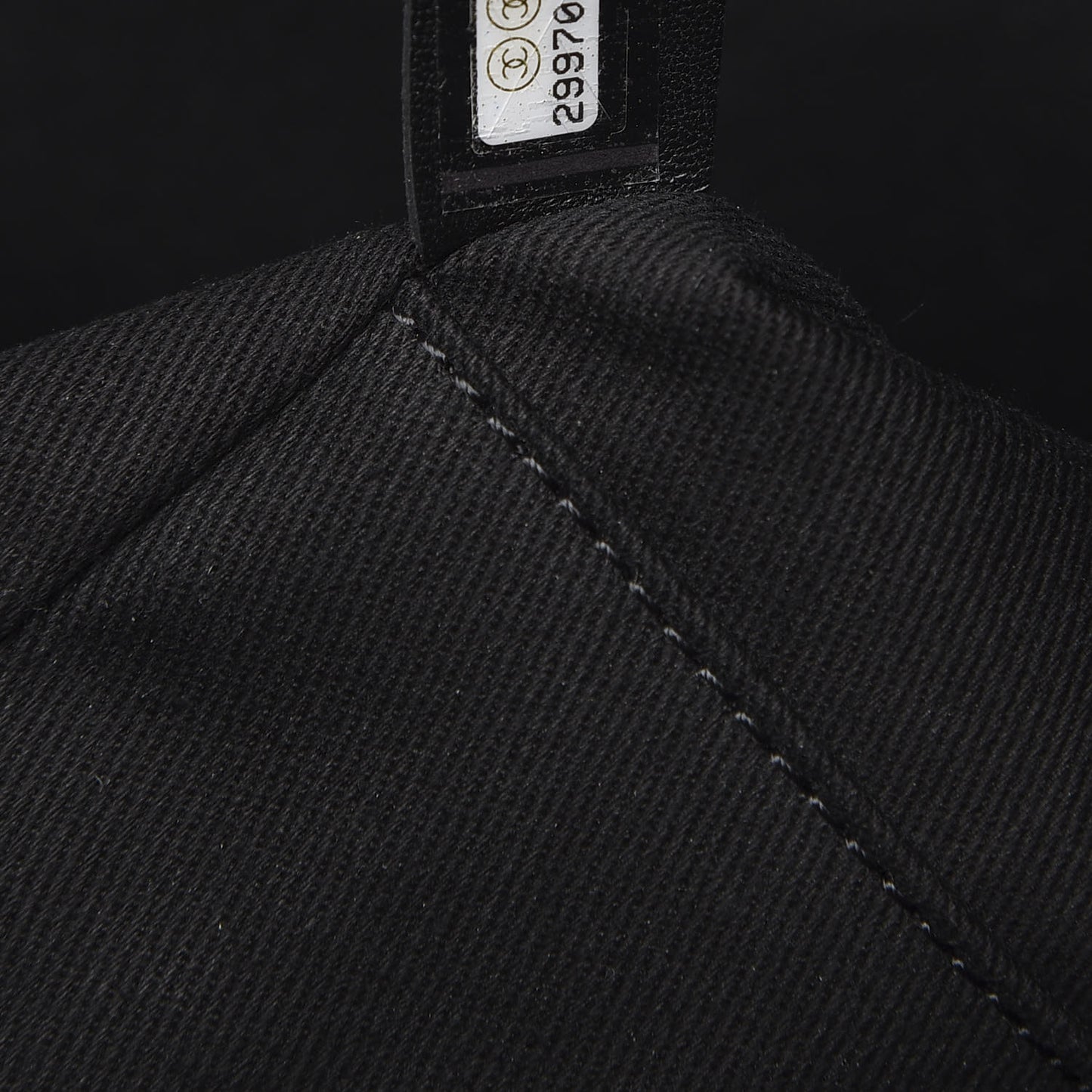 Canvas Pearl Medium Deauville Tote Black