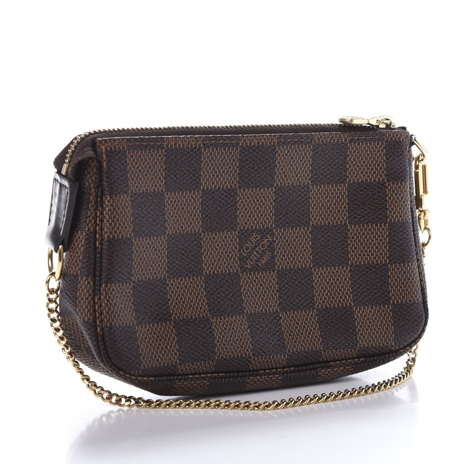 Louis Vuitton Damier Ebene Mini Pochette Accessories 3 of 9