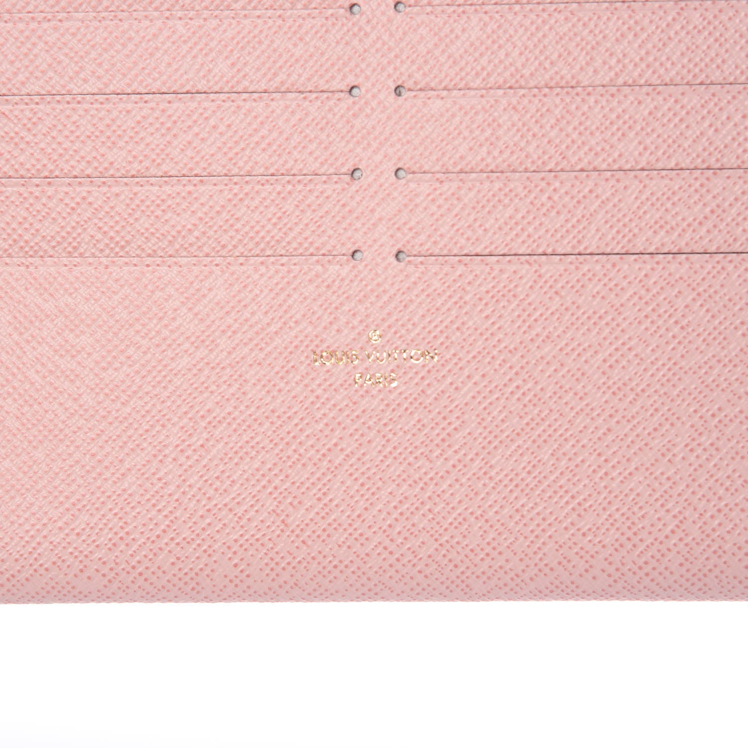 Louis Vuitton Calfskin Felicie Card Holder Insert Rose Ballerine 6 of 6