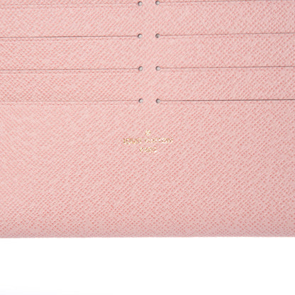 Louis Vuitton Calfskin Felicie Card Holder Insert Rose Ballerine 6 of 6