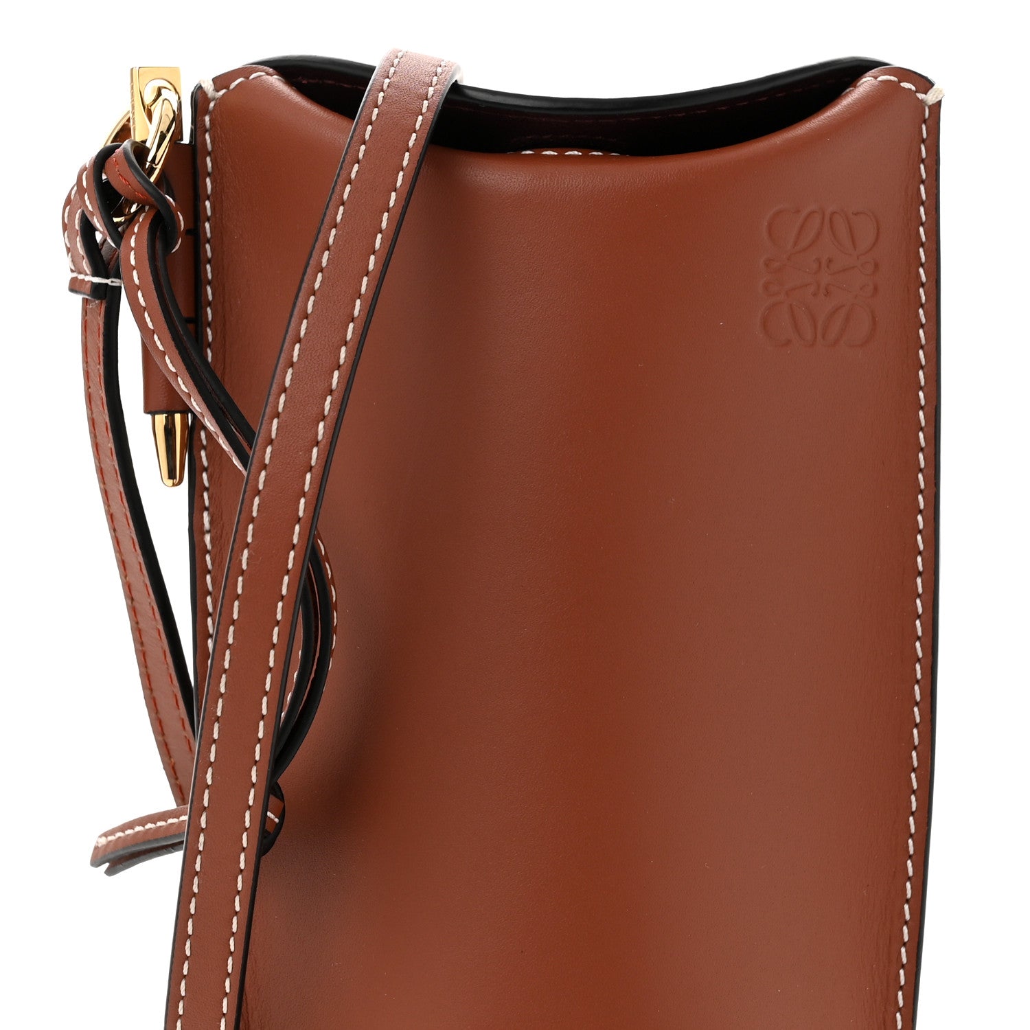 Loewe Smooth Calfskin Gate Pocket Rust 8 of 11