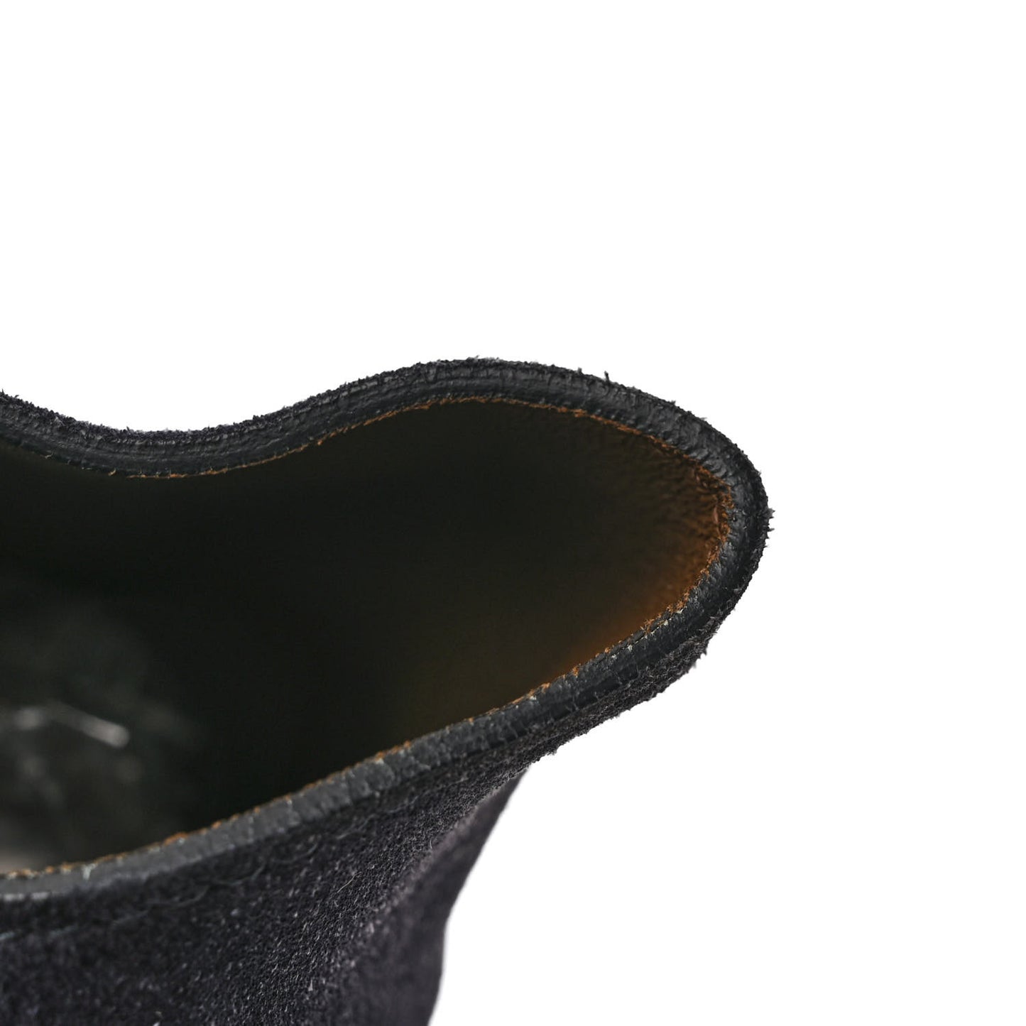 Textured Calfskin Suede Tri-color Mini Luggage Cream