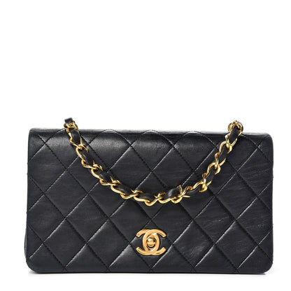 Chanel Lambskin Quilted Mini Flap Black 1 of 17