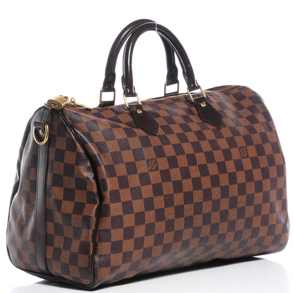 Louis Vuitton Damier Ebene Speedy Bandouliere 35 3 of 8