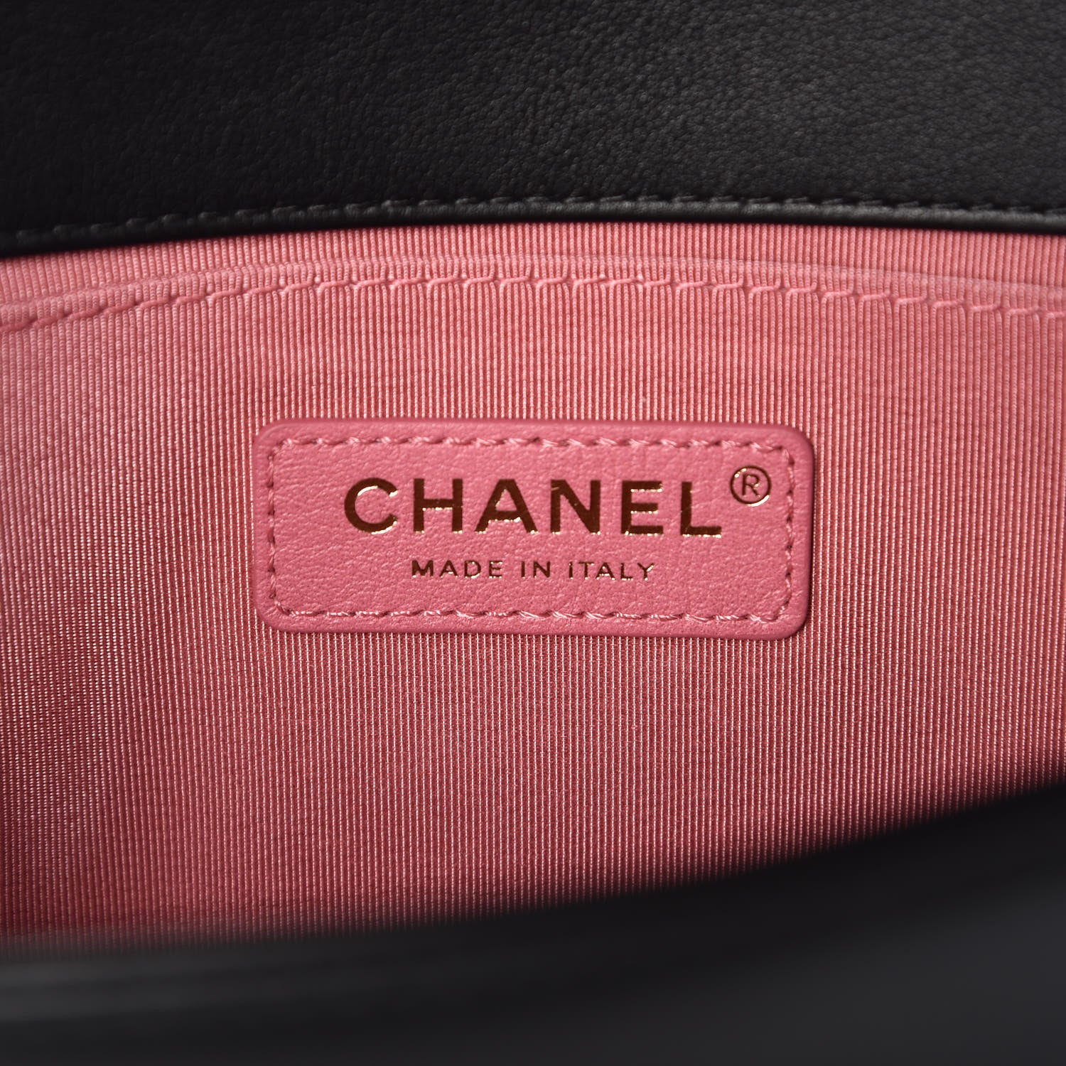 Chanel Calfskin Chevron Embroidered Medium Boy By The Sea Flap Black 9 of 10