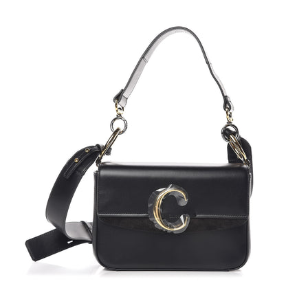 Chloe Calfskin Small C Double Carry Black 1 of 10