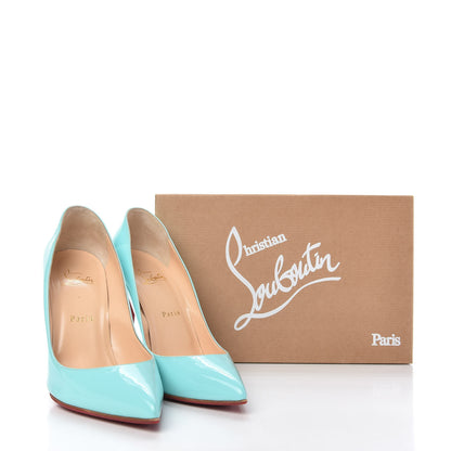 Christian Louboutin Patent Pigalle Follies 100 Pumps 40 Opaline 9 of 9