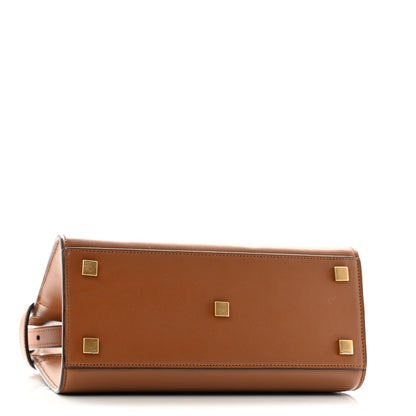 Saint Laurent Smooth Calfskin Manhattan Nano Shopper Tote Cognac 4 of 15