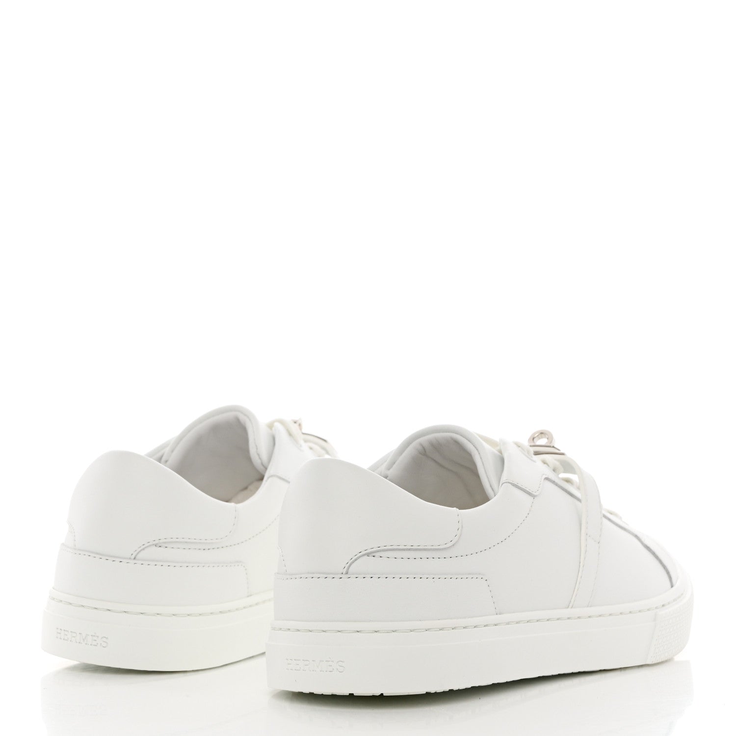 Hermes Calfskin Day Sneakers 40.5 White 4 of 9