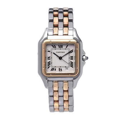 Cartier Stainless Steel 18K Yellow Gold 27mm Panthere Quartz Watch 1 of 6