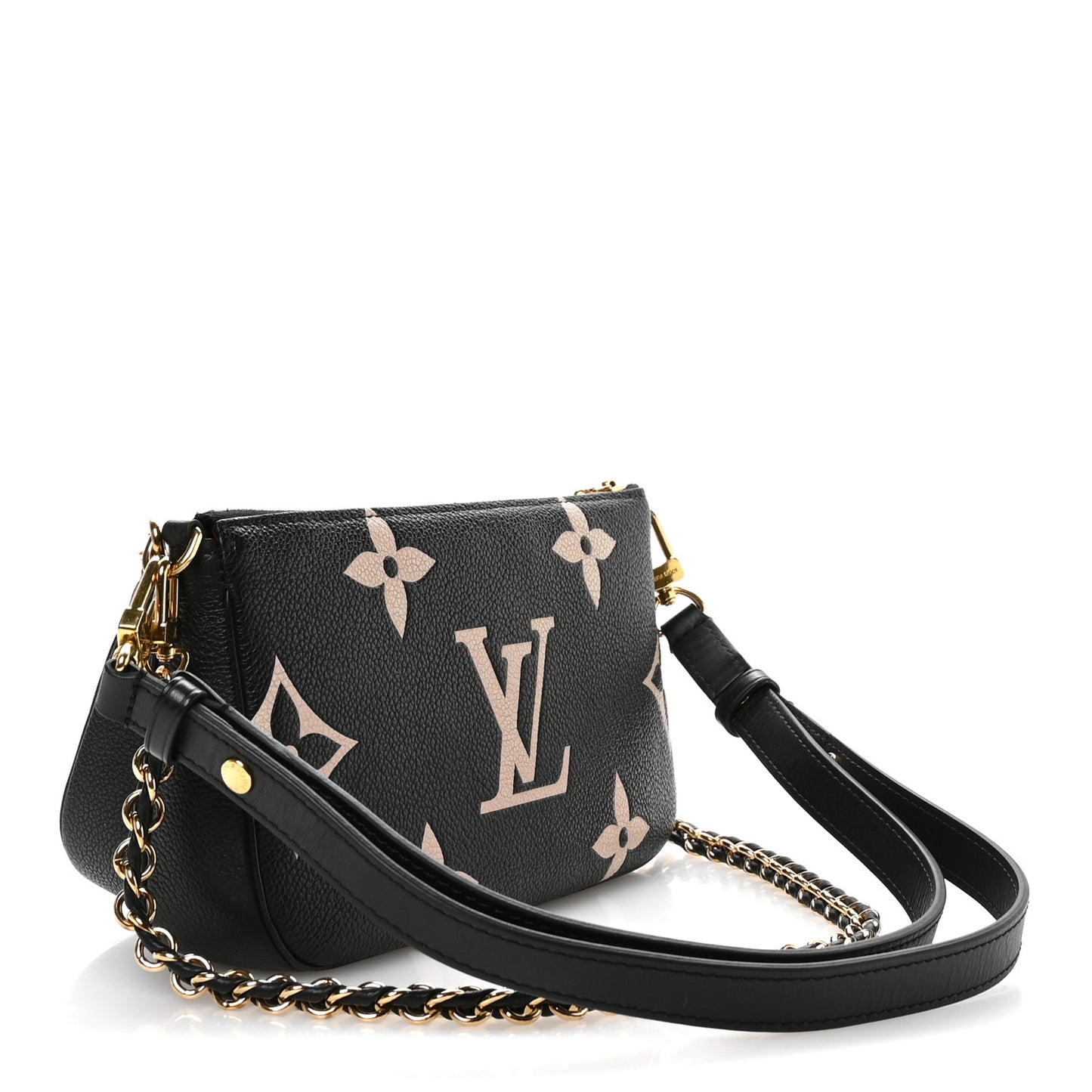 Empreinte Monogram Giant Multi Pochette Accessories Black Beige