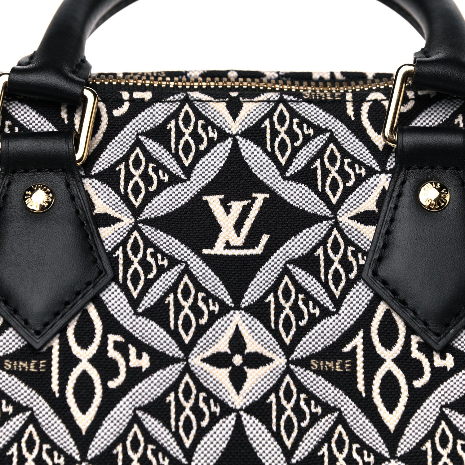 Louis Vuitton Jacquard Since 1854 Speedy Bandouliere 25 Grey 9 of 12