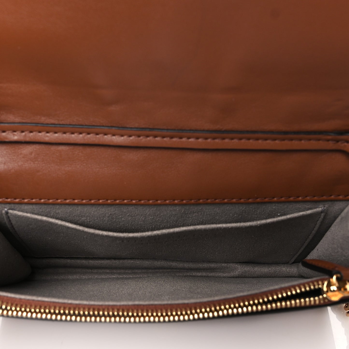 Alter Nappa Star Small Flap Shoulder Bag Brown