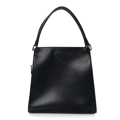 Prada Smooth Calfskin Medium Louise Bag Black 1 of 8