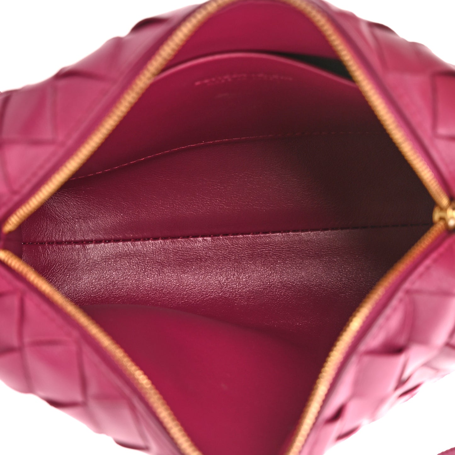 Nappa Intrecciato Mini Loop Camera Bag Cinnabar