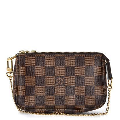 Louis Vuitton Damier Ebene Mini Pochette Accessories 1 of 8