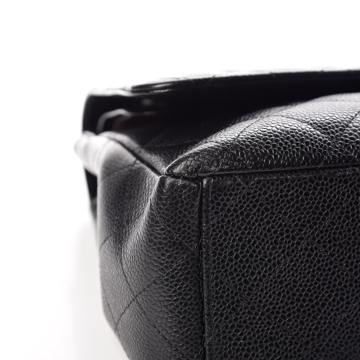 Chanel Caviar Quilted Maxi Double Flap Black 14 of 18