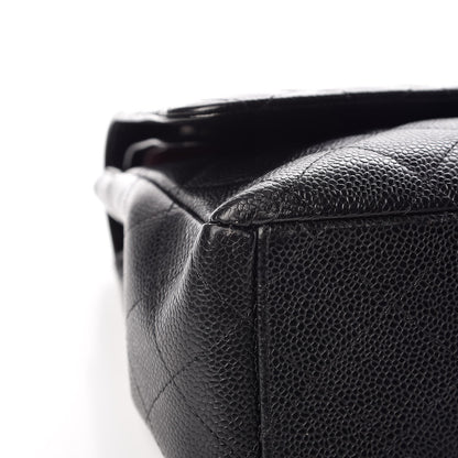 Chanel Caviar Quilted Maxi Double Flap Black 14 of 18