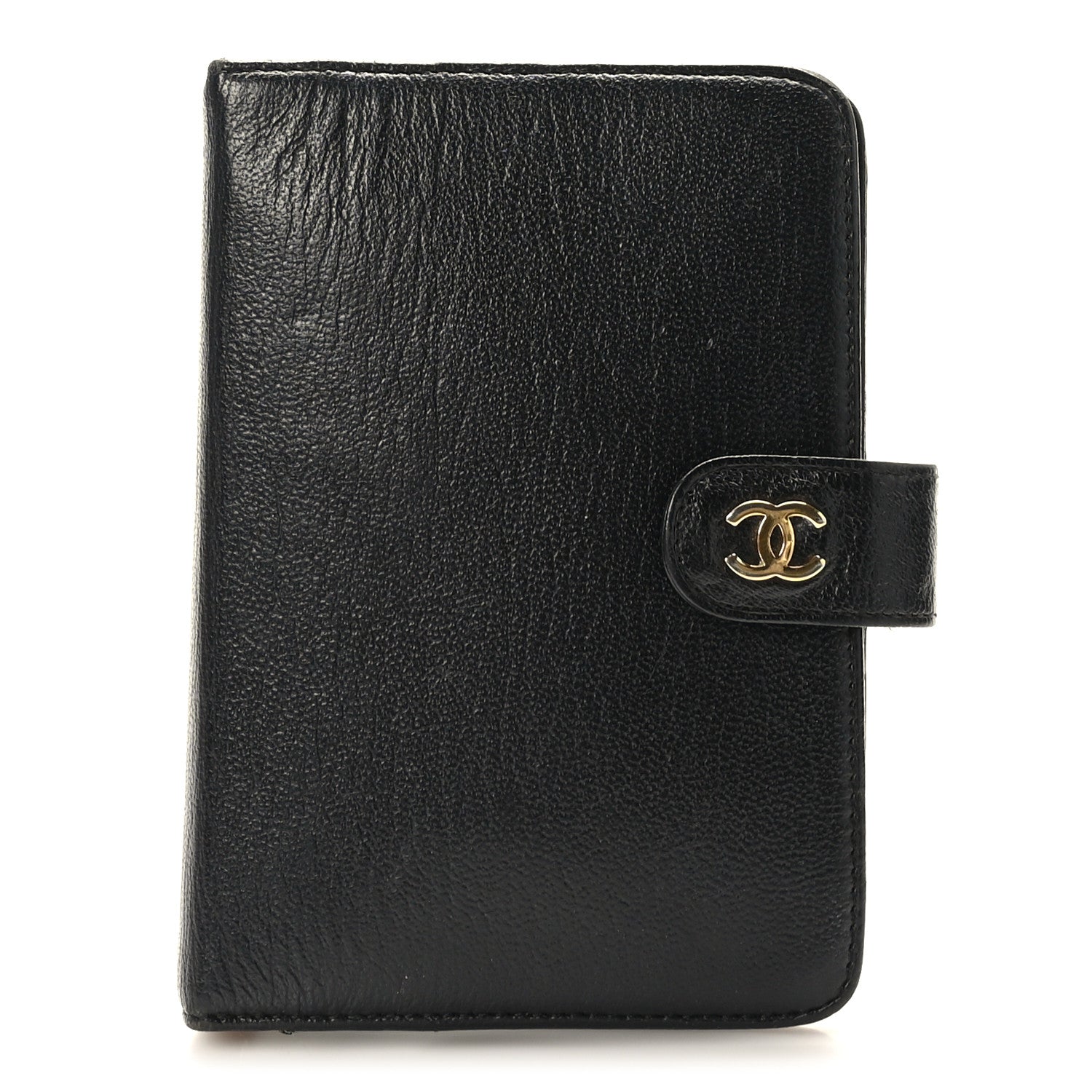 Chanel Goatskin Small Ring Agenda Planner Black 1 of 11