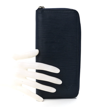 Louis Vuitton Epi Zippy Vertical Wallet Indigo 2 of 12