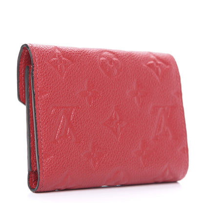 Louis Vuitton Empreinte Victorine Wallet Scarlet 2 of 6