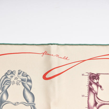 Hermes Silk Faune Lettree Scarf 90 7 of 8
