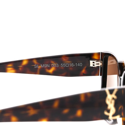Saint Laurent Acetate Square SL M9N Sunglasses Tortoise 5 of 7