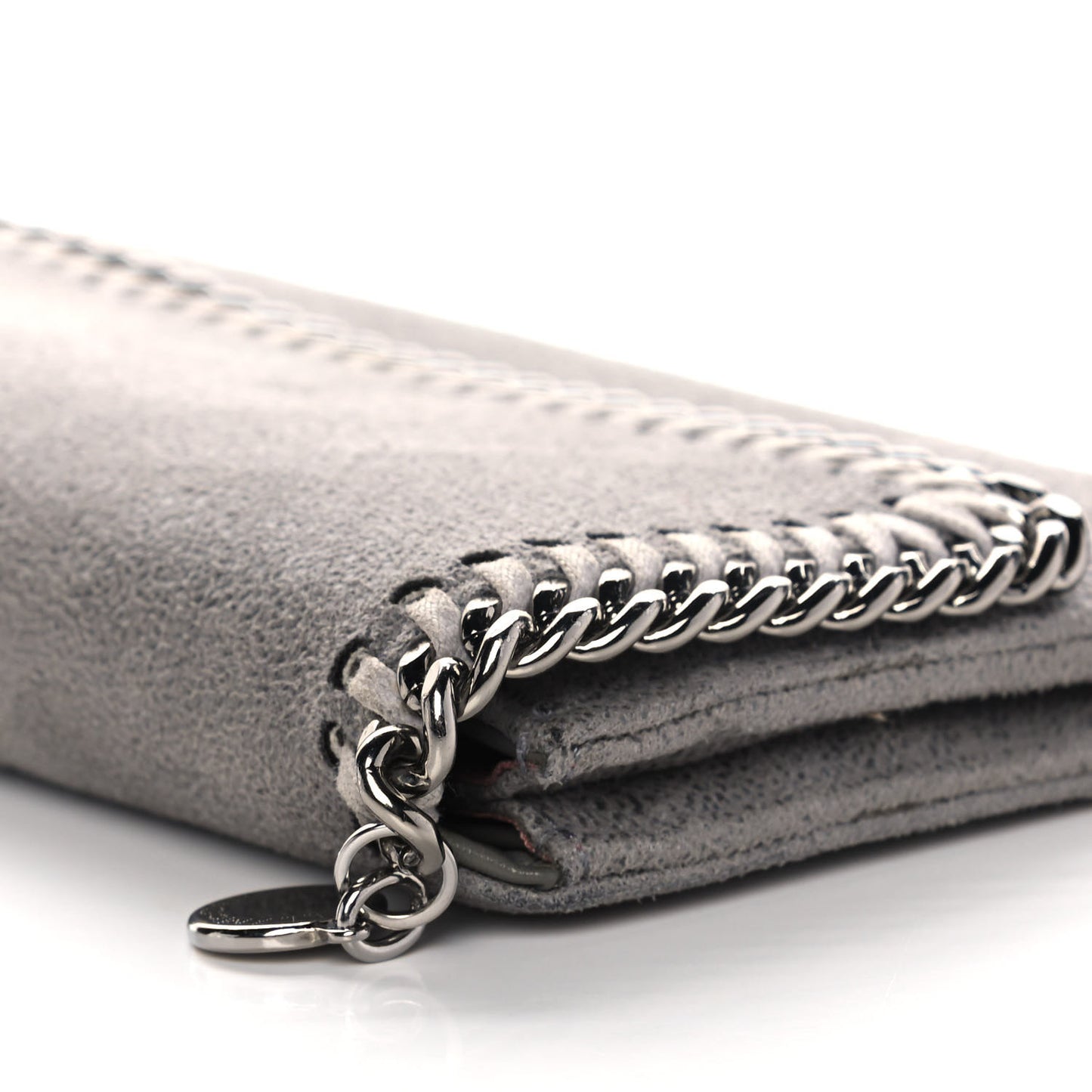 Shaggy Deer Falabella Flap Wallet Grey
