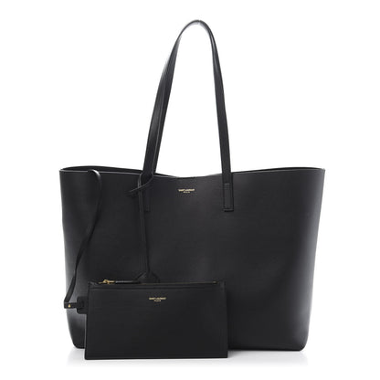 Saint Laurent Calfskin Large Shopping Tote Black 1 of 14