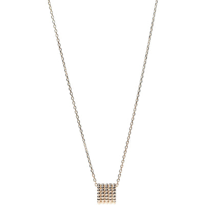 Van Cleef & Arpels 18K Rose Gold Perlee 5-Row Pendant Necklace 1 of 7