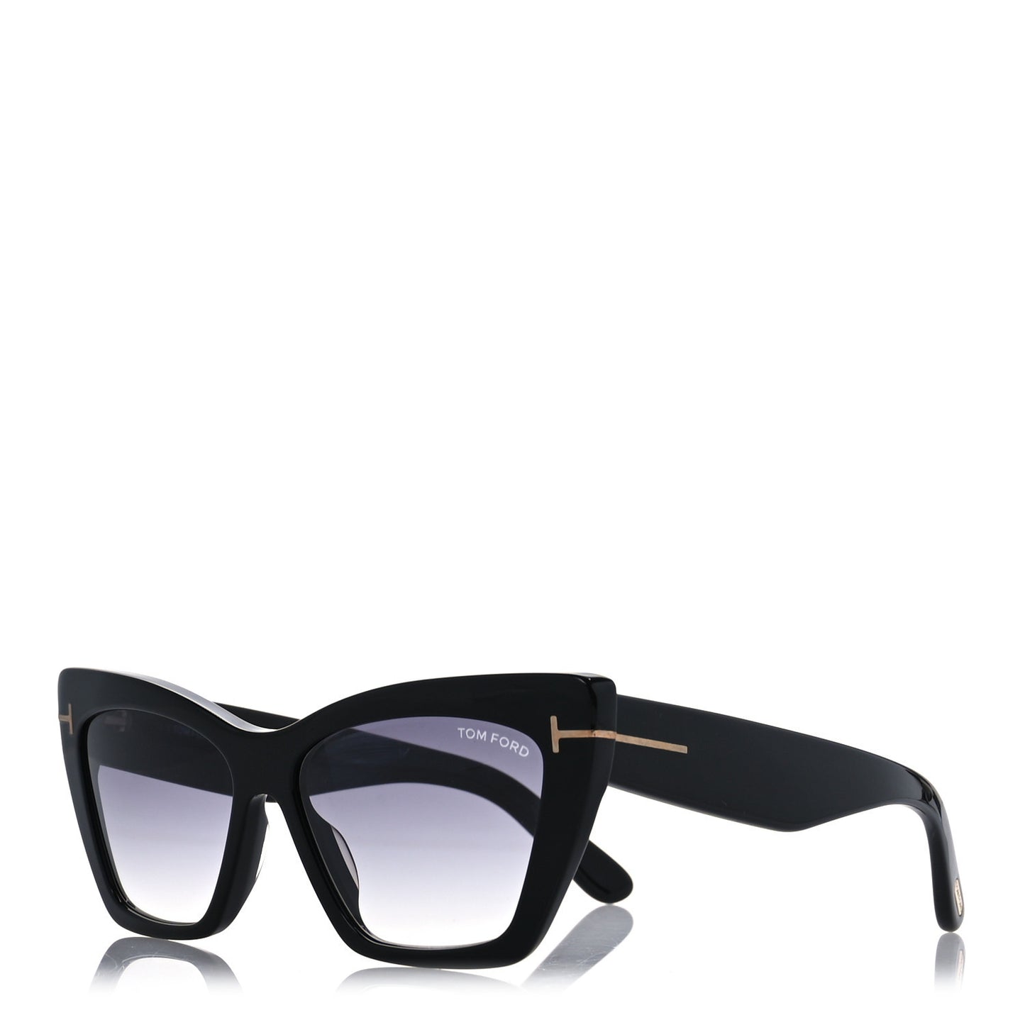 Acetate Wyatt Sunglasses TF871 Black