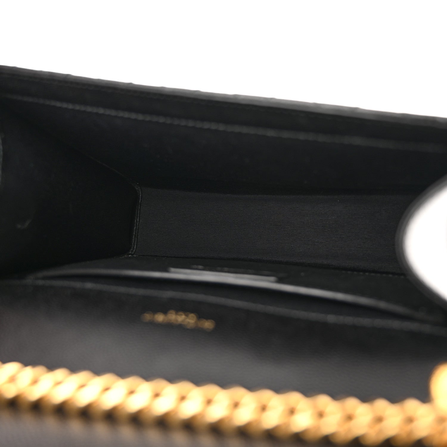 Saint Laurent Grain De Poudre Textured Mixed Matelasse Triquilt Medium Monogram Satchel Black 5 of 12