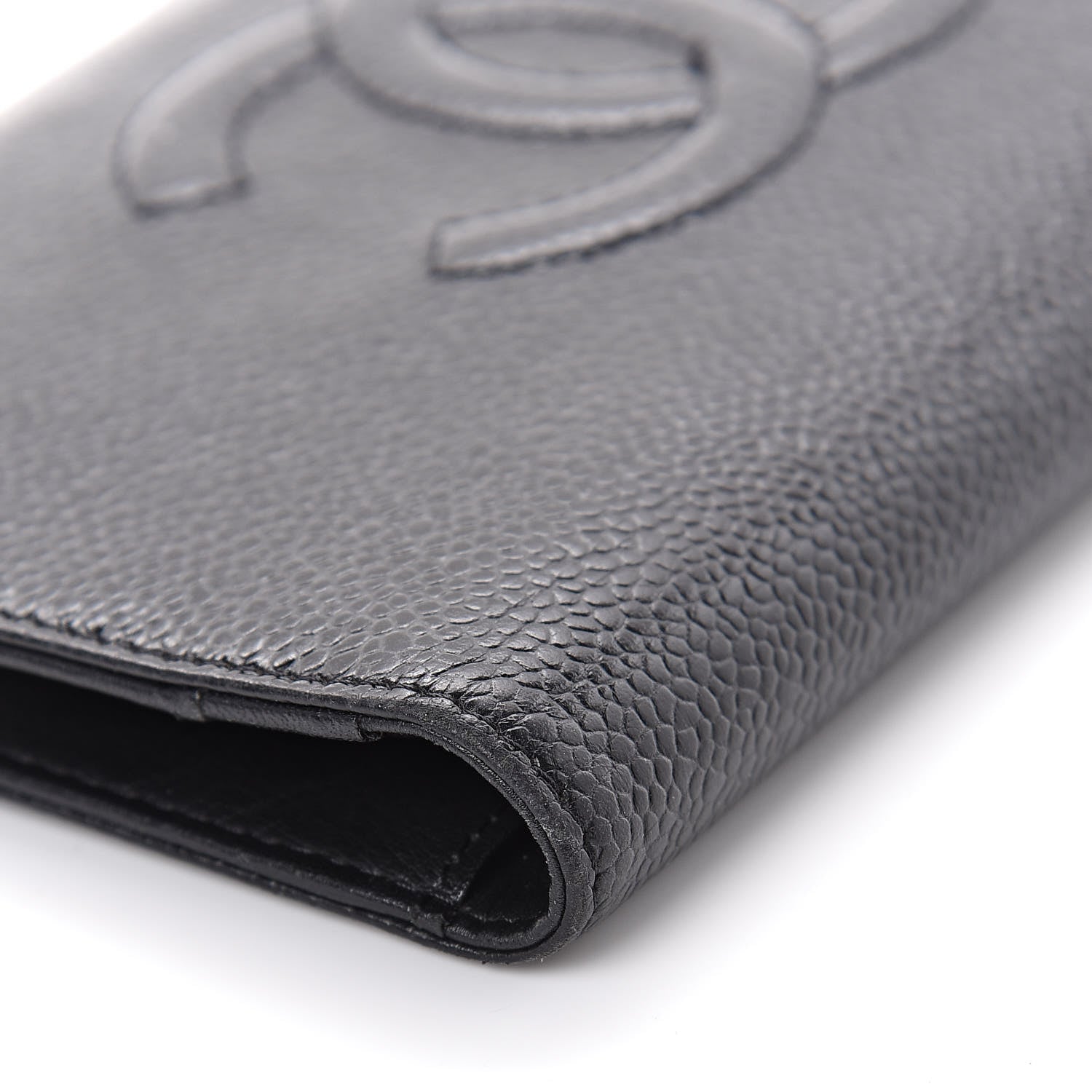 Chanel Caviar Timeless CC Yen Wallet Black 12 of 13