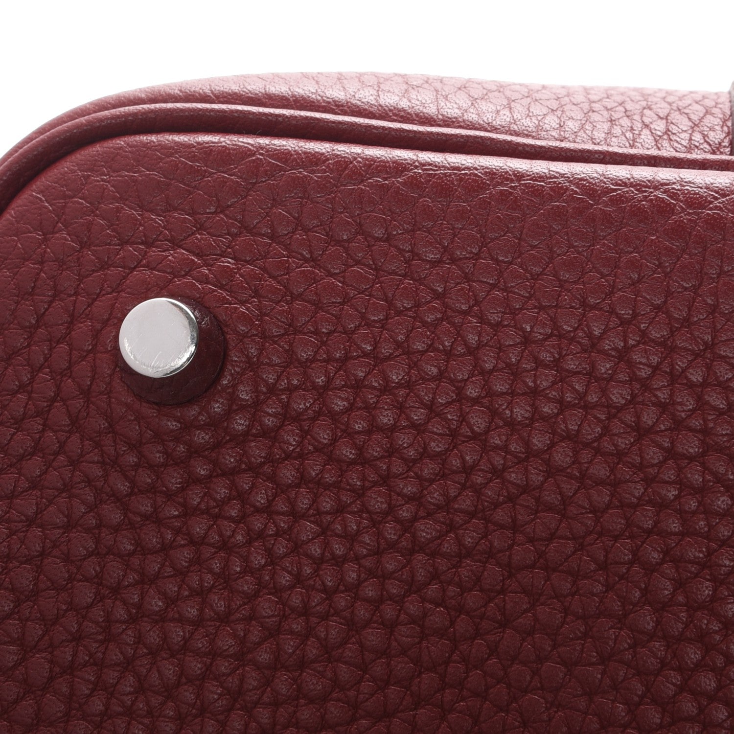 Hermes Taurillon Clemence Swift Picotin Lock 22 MM Rouge H Brique 11 of 14
