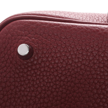 Hermes Taurillon Clemence Swift Picotin Lock 22 MM Rouge H Brique 11 of 14