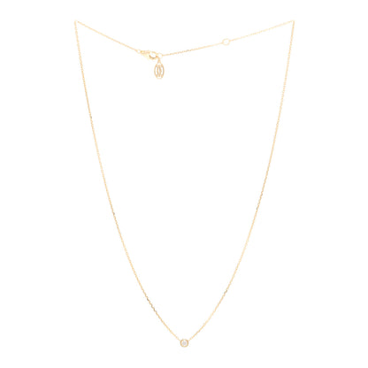 Cartier 18K Yellow Gold Diamond XS D'Amour Pendant Necklace 3 of 4