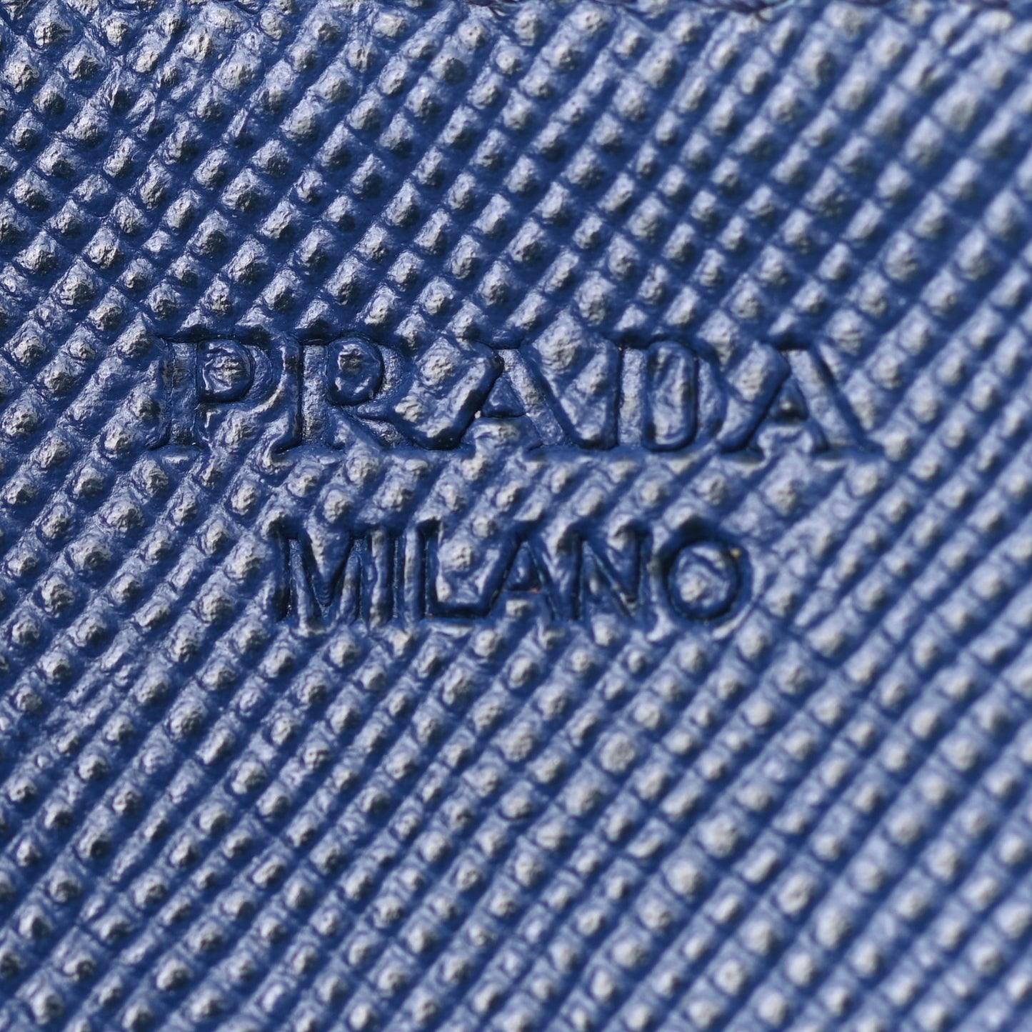 Saffiano Metal Zip Around Wallet Bleuette