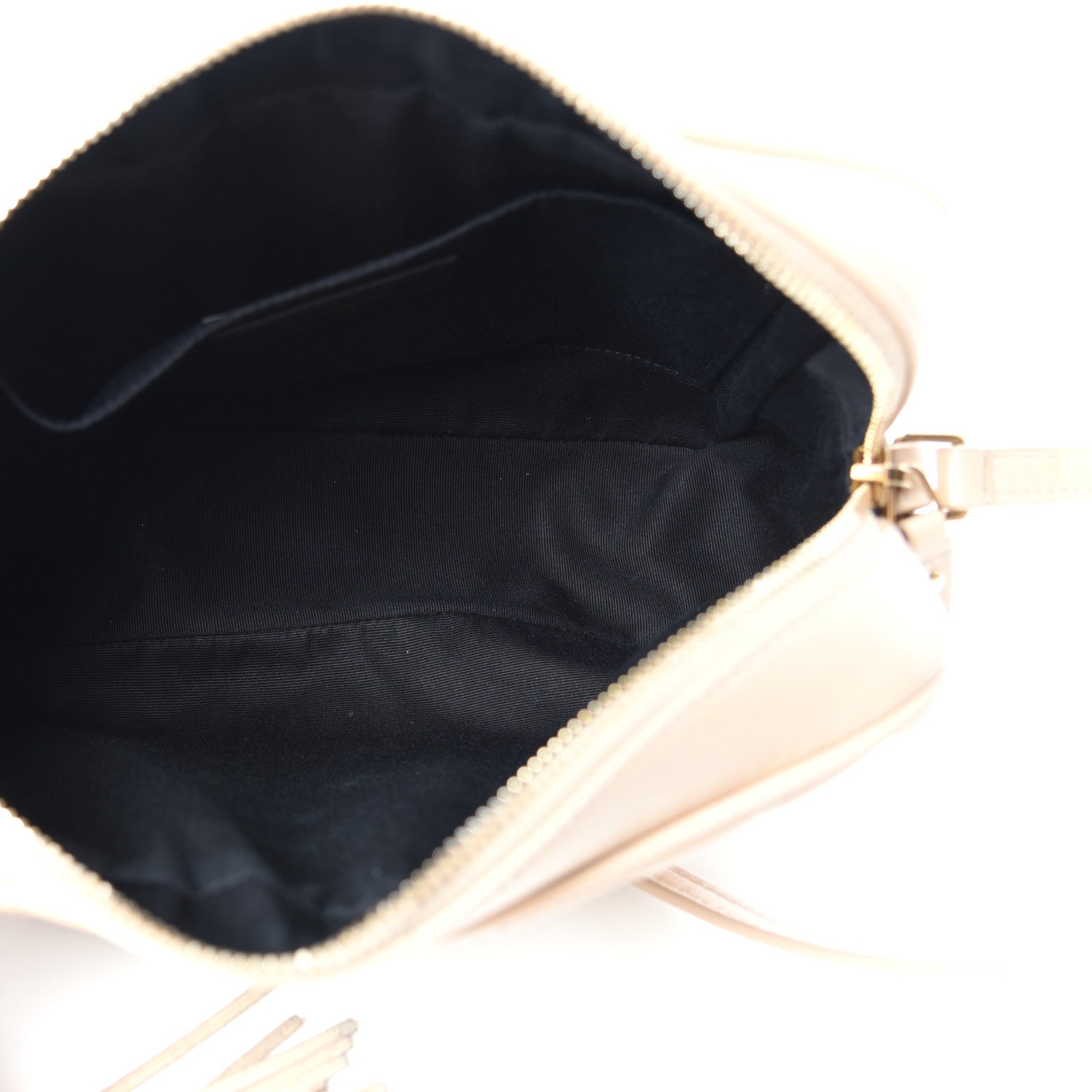Saint Laurent Calfskin Matelasse Lou Camera Bag Dark Latte 5 of 10