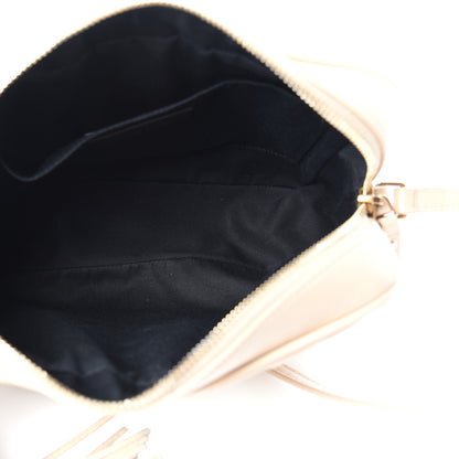 Saint Laurent Calfskin Matelasse Lou Camera Bag Dark Latte 5 of 10