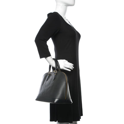 Louis Vuitton Epi Alma PM Black 2 of 15