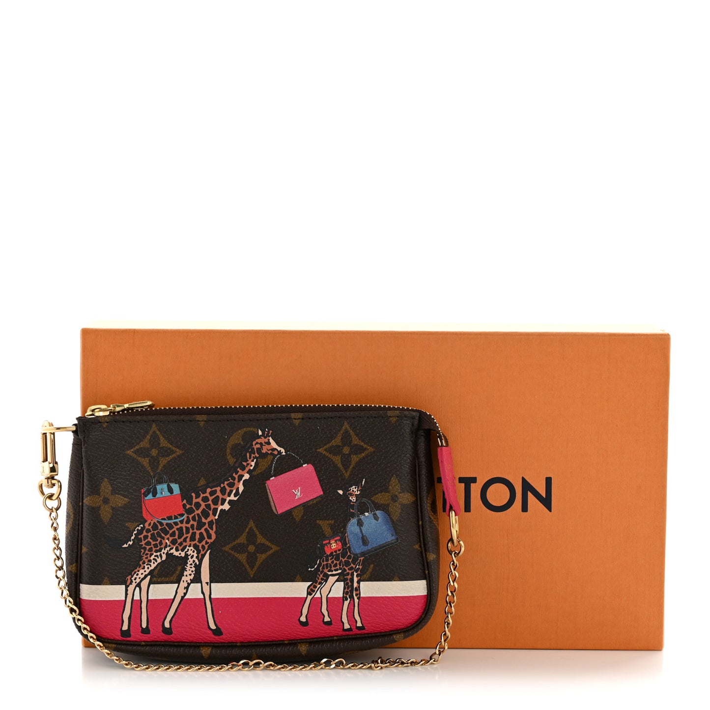Monogram 2017 Christmas Animation Mini Pochette Accessories
