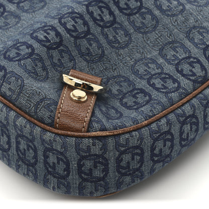Gucci Denim GG Medium Abbey Ring Hobo Blue 12 of 12