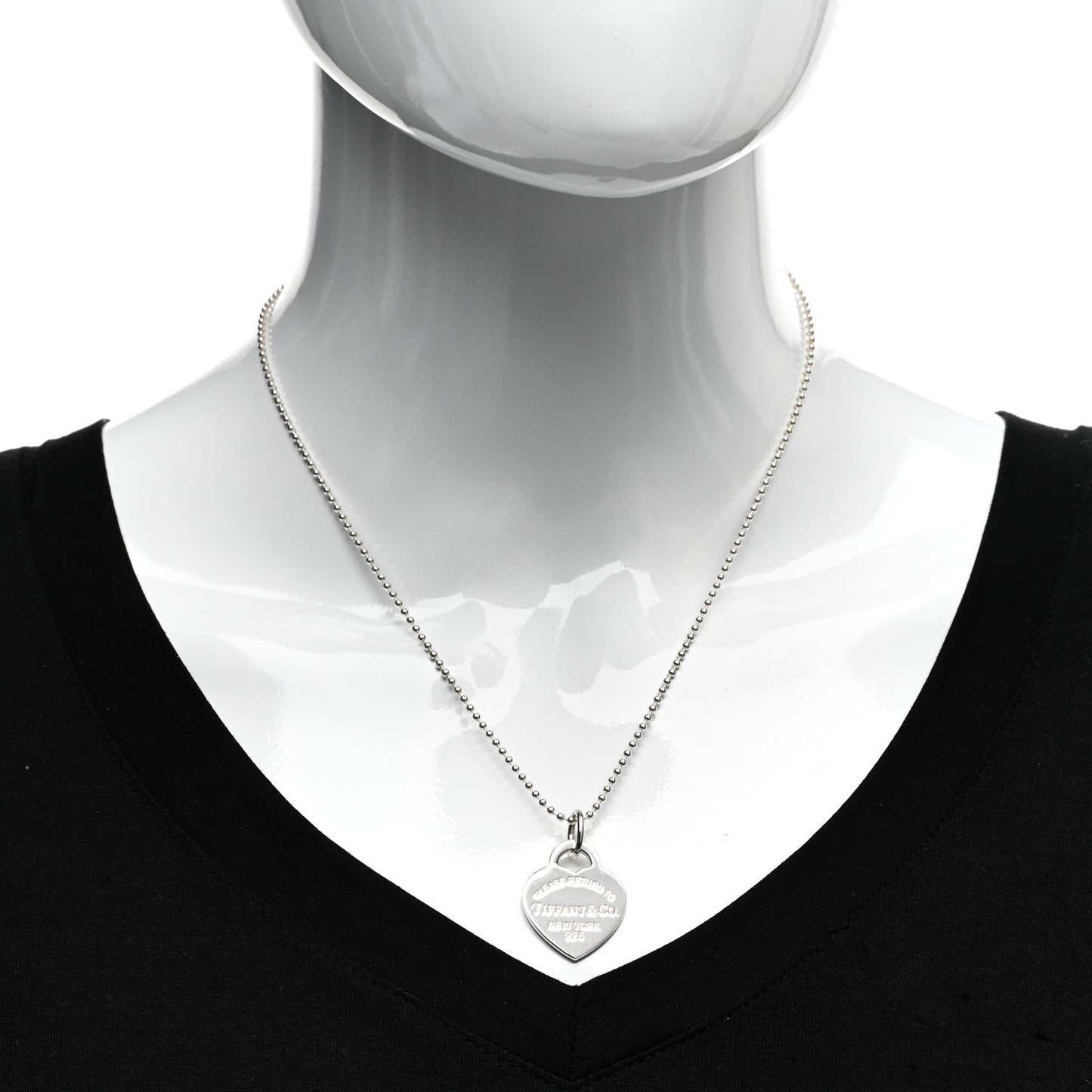 Sterling Silver Medium Return To Tiffany Heart Pendant Necklace