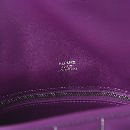 Hermes Veau Swift Mini Sac Berline Anemone Bleu Electrique 8 of 9