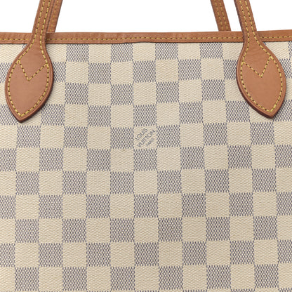 Louis Vuitton Damier Azur Neo Neverfull MM Rose Ballerine 8 of 12