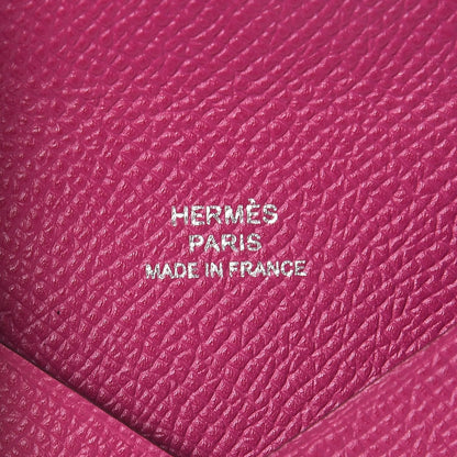 Hermes Epsom Calvi Card Case Rose Pourpre 6 of 6