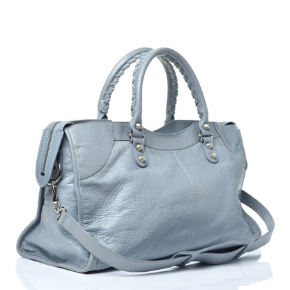 Balenciaga Agneau Giant 12 Silver Hardware Part Time Bleu Opaline 4 of 11